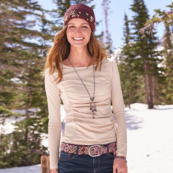 Sundance Tops - Sundance Princess Ruched Top Pink S